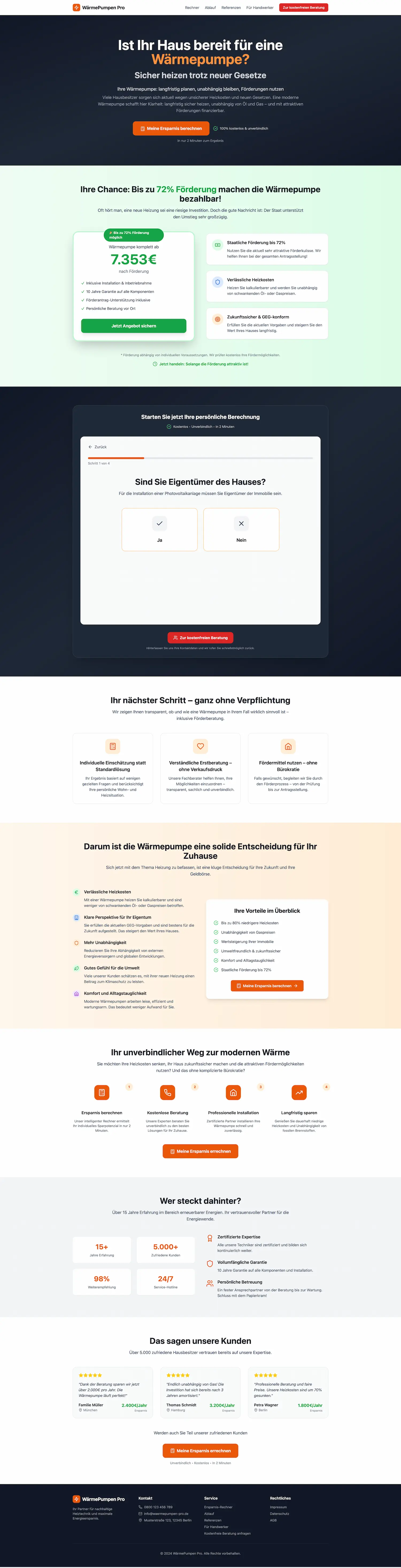 Wärmepumpen Service