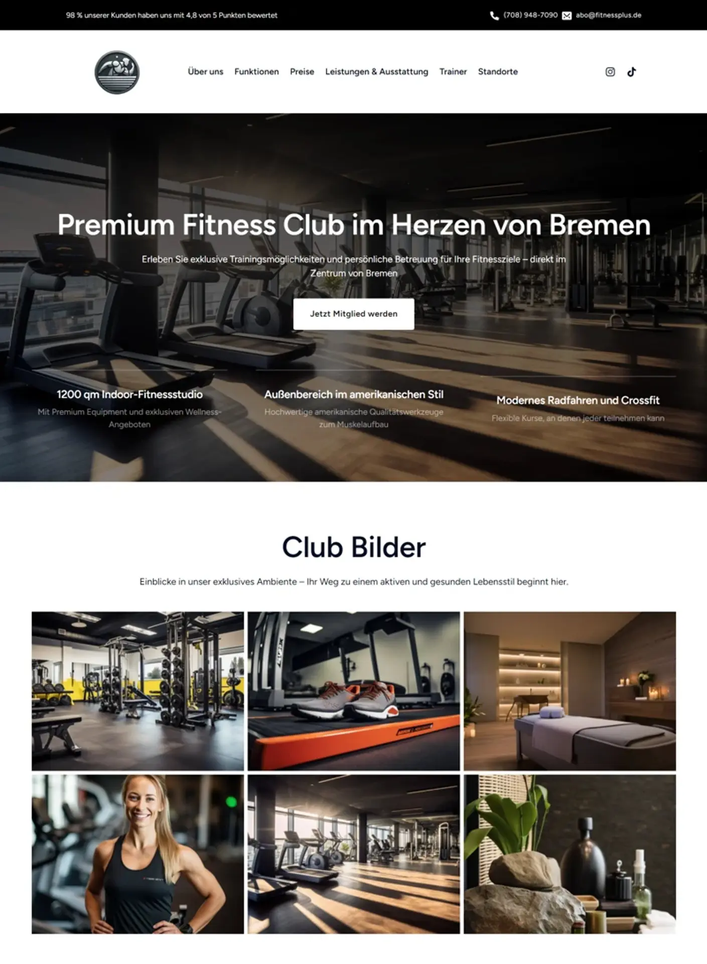 Premium Fitnessstudio