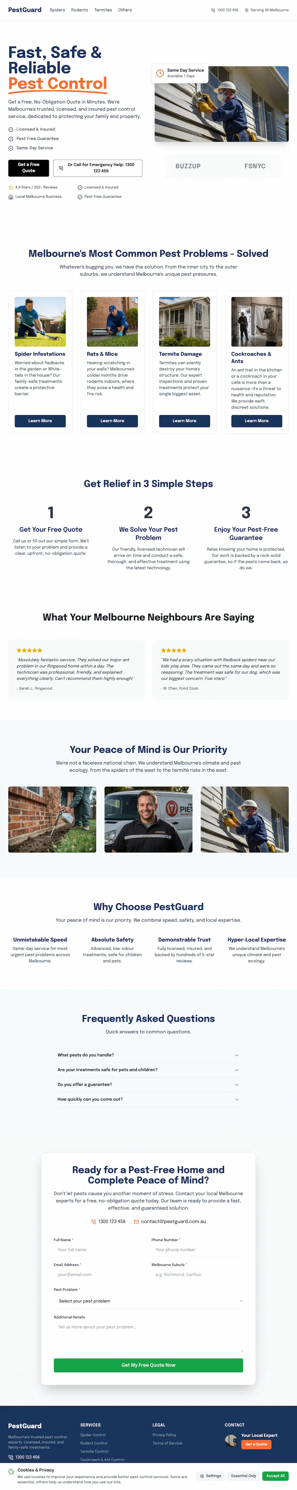 Professionelle Schädlingsbekämpfung